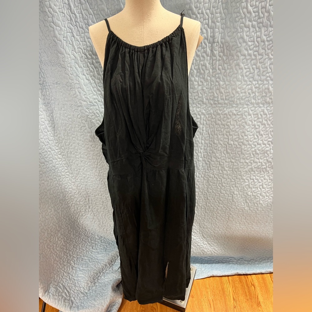 Linen shoe string dress